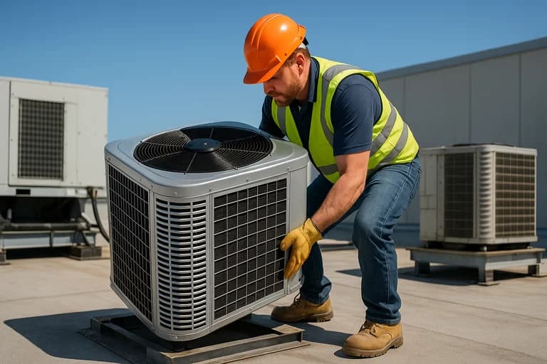 Projet : Remplacement unité extérieure (Commerce – Differdange)